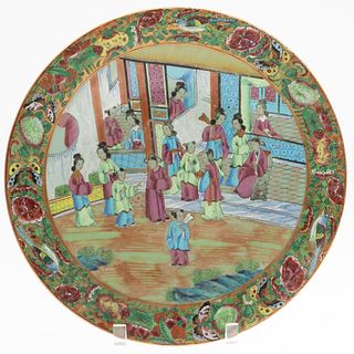 Chinese Famille Rose Porcelain Charger