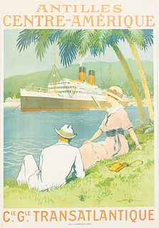 Sandy Hook, Antilles Centre-Amerique Poster, Reprint