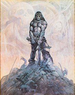 After Frazetta, The Barbarian, Giclee