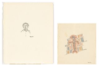 Wesley Wehr (WA, 1929-2004), 2 Drawings