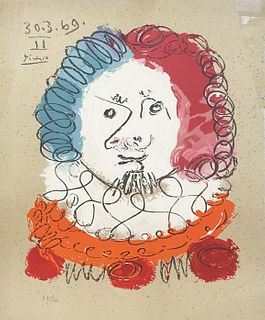 Pablo Picasso - Portrait Imaginaire 30.3.69. II