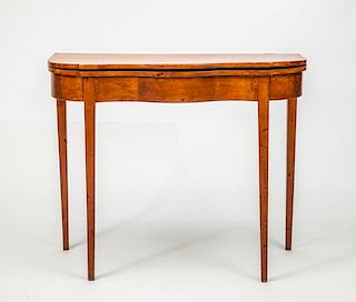 FEDERAL PINE AND BIRCH FLIP-TOP TABLE