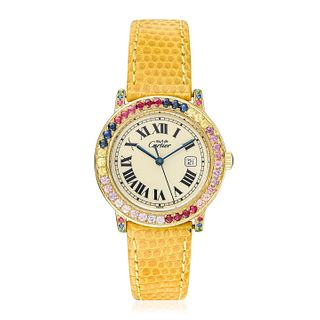 Cartier Must de Ronde in Gold Plate over Sterling Silver