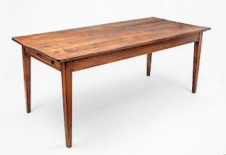 CONTINENTAL STAINED PINE FARM TABLE