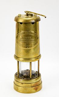 WELSH ABERMAN COLLIERY COAL MINING LAMP