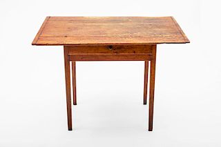 STAINED PINE FARM TABLE
