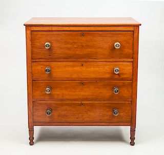 FEDERAL CHERRY CHEST OF DRAWERS