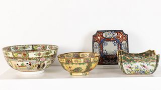 4 Pieces of Asian Porcelain, Modern