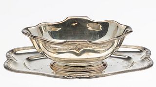 Puiforcat Sterling Silver Gravy Boat with Insert