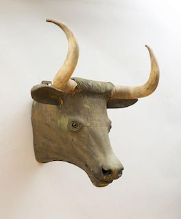 Bull's Head-Form Trade Sign