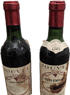 Lot of 2 Bottles Jouvet & Cie, Saint Emilion, Bordeaux