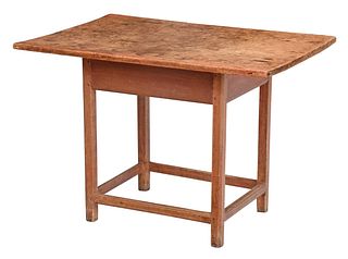 American Chippendale Stretcher Base Tavern Table