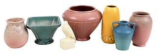 Seven Rookwood Pottery Vases