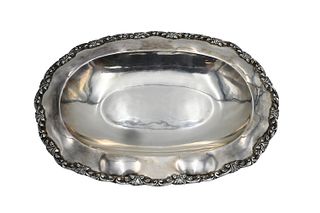 Sterling Silver Oval Deep Tray