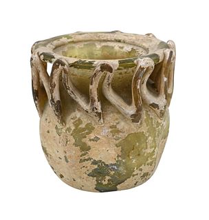 Late Roman Green Glass Jar
