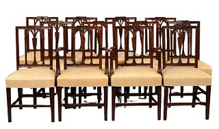 Set of 12 George III Style Dining Chairs