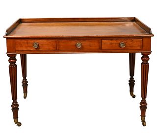 George IV Style Mahogany Writing Table