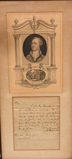 Alexander Hamilton Handwritten Letter