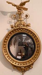 Regency Small Convex Mirror