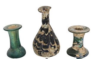 Four Piece Roman Glass Group