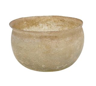 Roman Yellow Glass Bowl