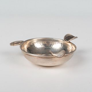 Antique Colombian Coin Silver Ashtray