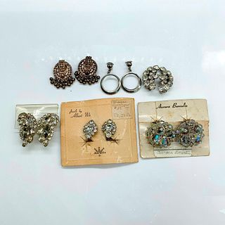 6 Pairs of Costume Clip On Earrings