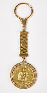 1955 Gold Caciques De Venesuela Tamanaco Coin