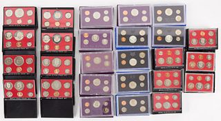 Twenty Six US Proof Mint Sets