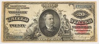 U.S. Twenty Dollar Silver Certificate, Series 1891