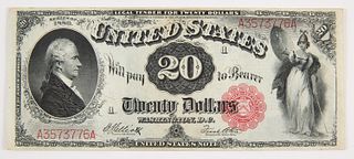 U.S. Twenty Dollar Note 1880
