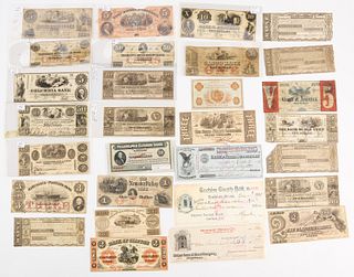 Fifty Four Obsolete U.S. Regional Bank Notes
