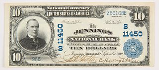 U.S. Ten Dollar National Currency UNC 1919