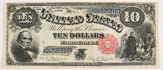 U.S. Ten Dollar Note 1863