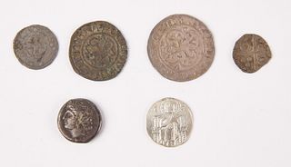 Six Silver Ancient coins