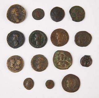 Fifteen Bronze/Copper Ancient Coins