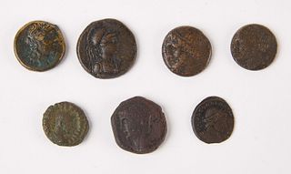 Seven Bronze/Copper Ancient Coins