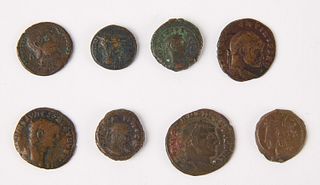 Eight Bronze/Copper Ancient Coins