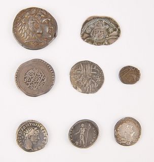 Eight Ancient Silver Coins