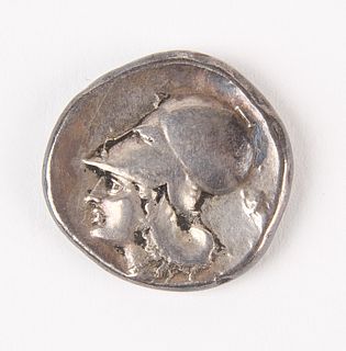 Silver Corinthian Stater Ancient Coin, Pegasus