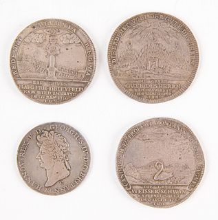 Four Silver Coins From Brunswick Germany