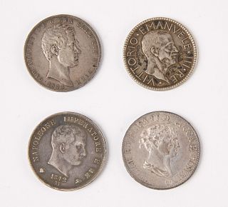 Four Silver Italian Coins