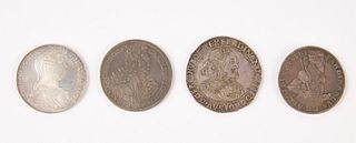 Four Silver Austrian Coins
