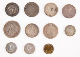 Eleven Russian Silver Coins