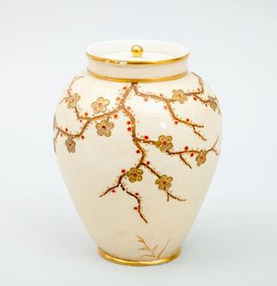 FAIENCE MANUFACTURING COMPANY, GREENPOINT N.Y., COVERED JAR