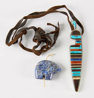 Two Native Pendants