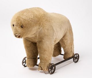 Toy Bear on Wheels