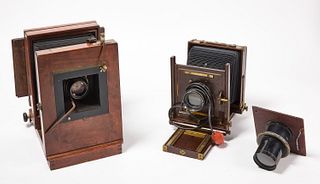 Two Old Cameras And Extra Lens
