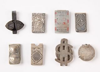 Group of Silver Money Clips