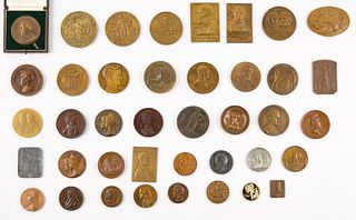 40 American Medals -Lindbergh, Museums, Railroad